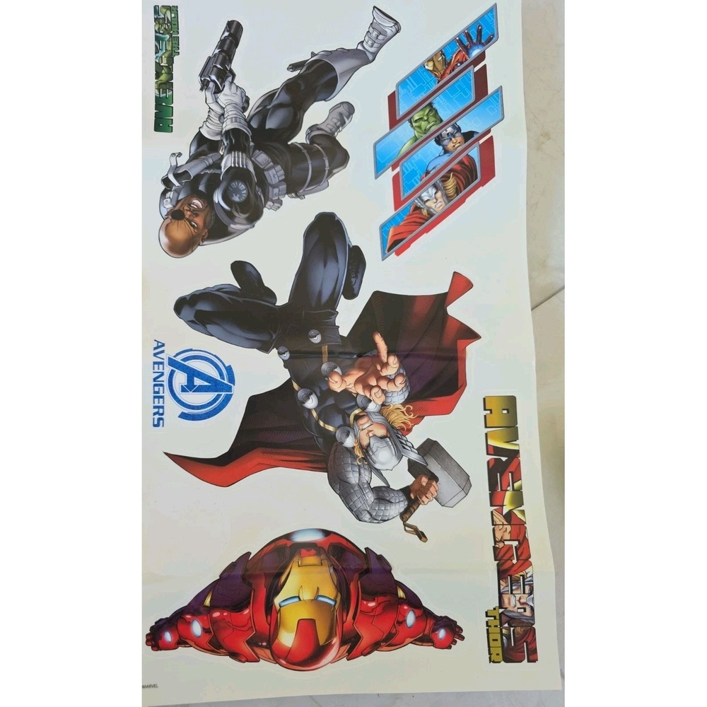 Marvel Comics Wall Decals Removable & Repositionable Made in USA - Picture 10 of 16